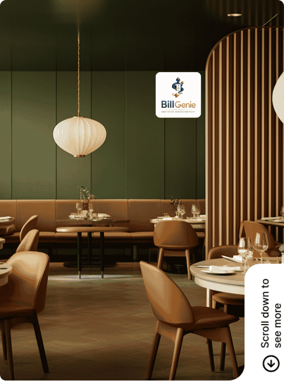 Modern restaurant interior